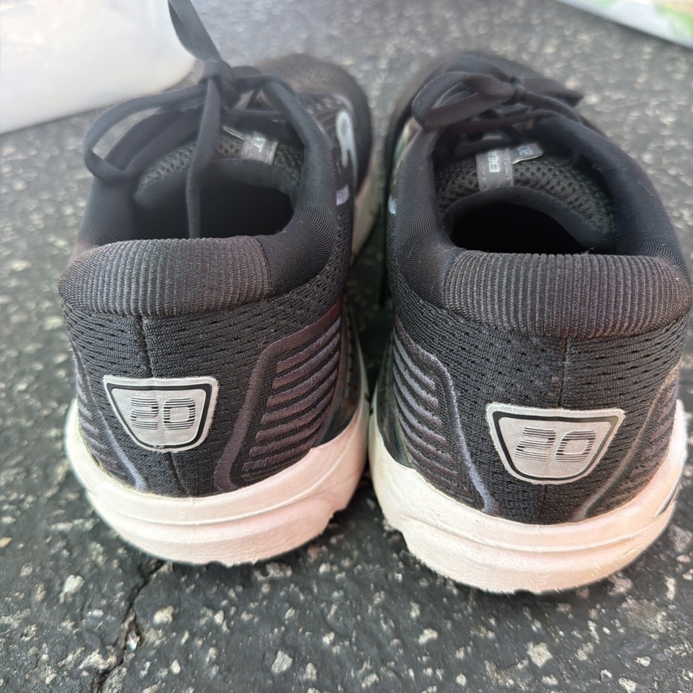 Brooks Beast 20 Shoes Mens 13 Wide Black Athletic Running Walking Sneaker used - Picture 7 of 9